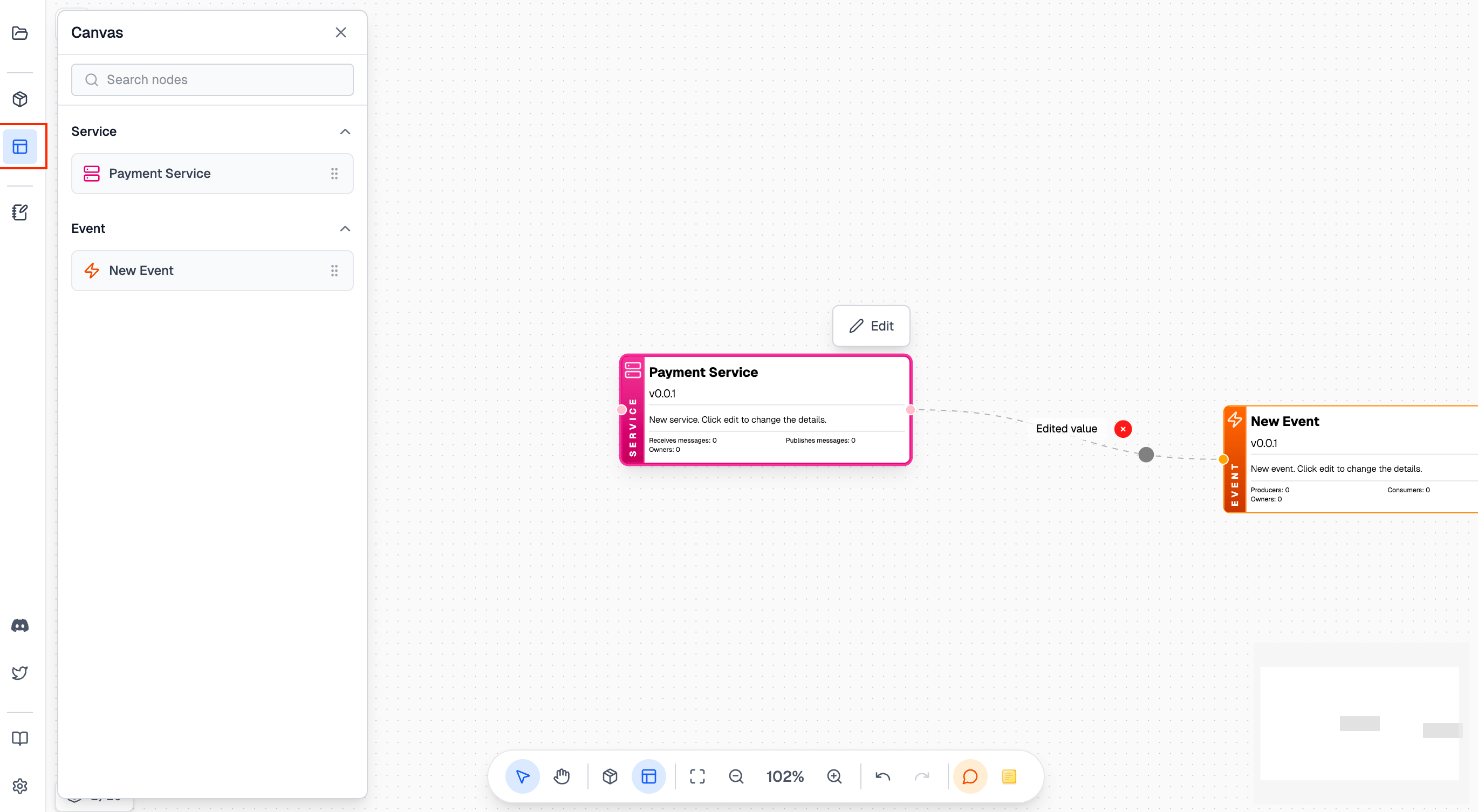 Search node
