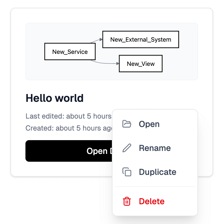 Delete design