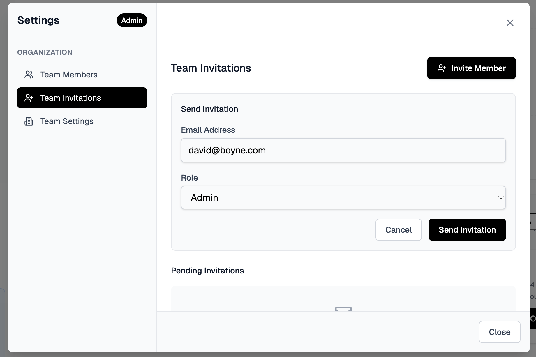 Invite members