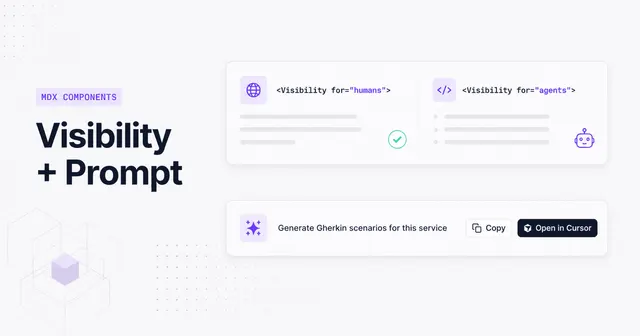 Write docs once, serve both humans and AI agents