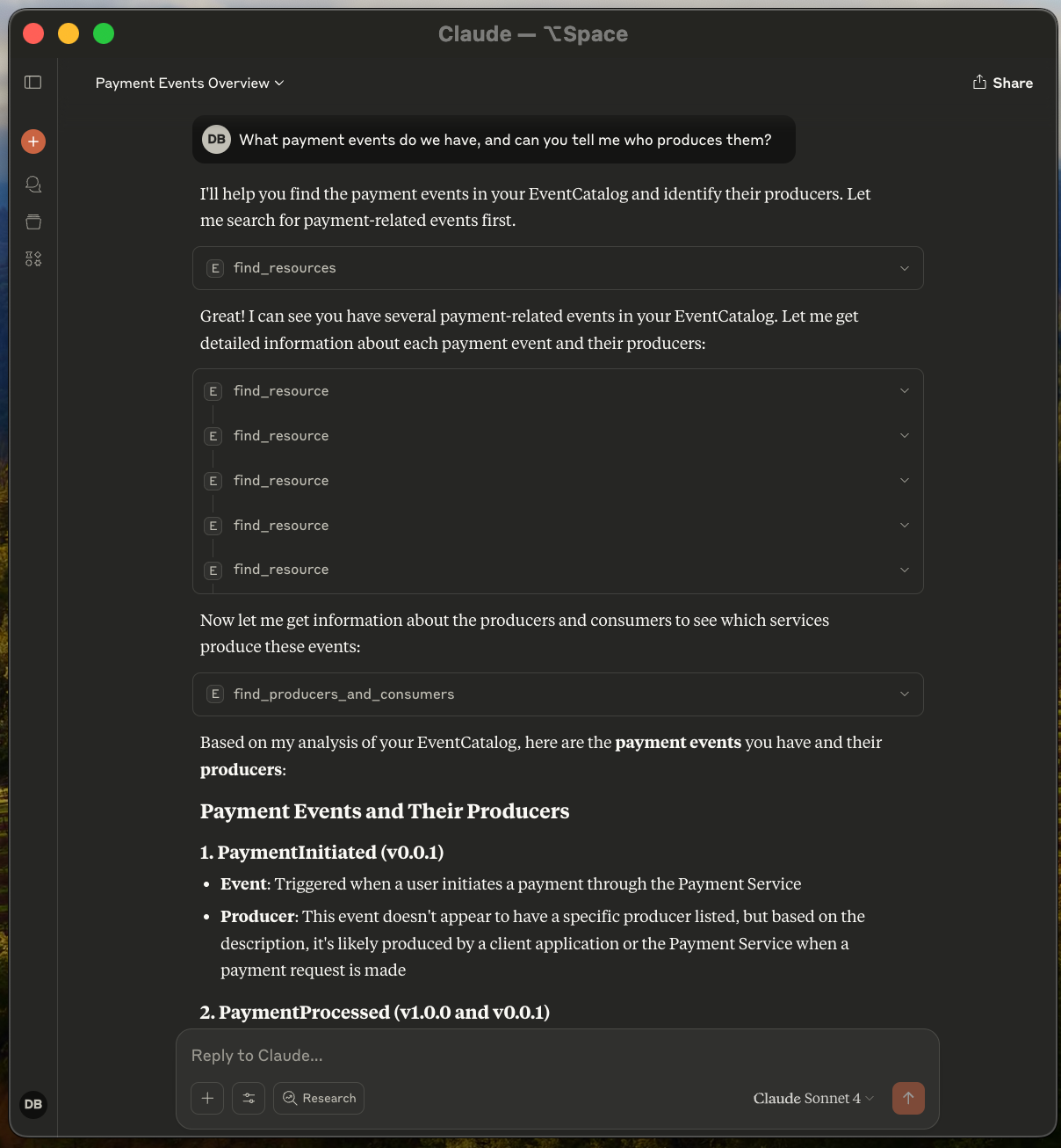 EventCatalog MCP